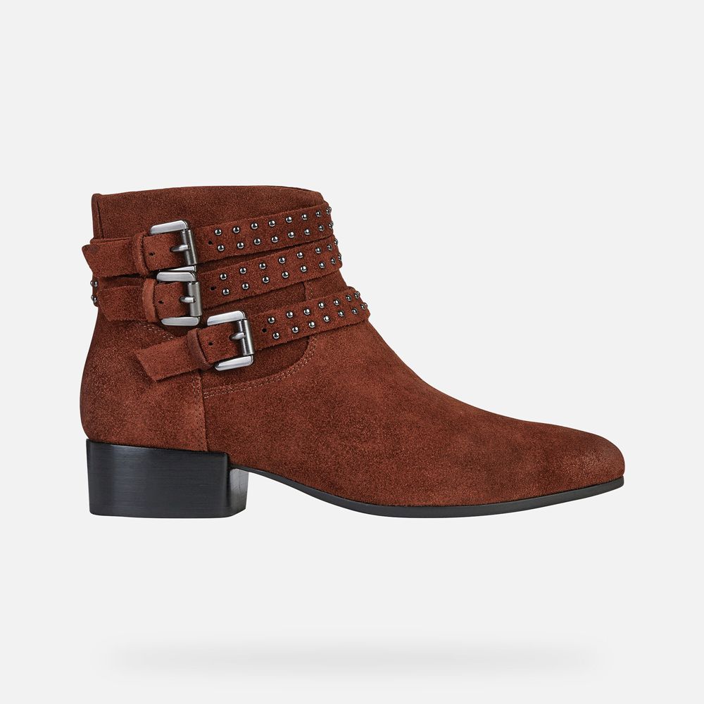 Botins Geox Senhora Bordeaux - Peython - TPGFH3698